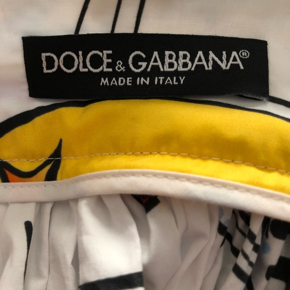 Dolce & Gabbana Italy tiered comic mini circle skirt size 38 - Picture 2 of 4